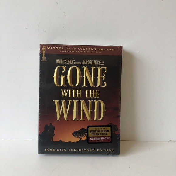 Gone With the Wind: Collectors Edition (DVD, 2004, 4-Disc Set) New Sealed - Picture 3 of 6